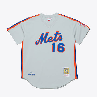 Mitchell And Ness Mens Nym'86 Auth Gooden Jrsy Fan Apparel in Grey Color