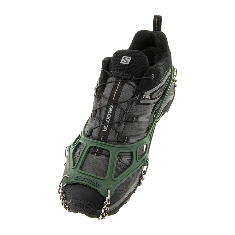 Kahtoola Micro Spikes Footwear Accessories in Green Color