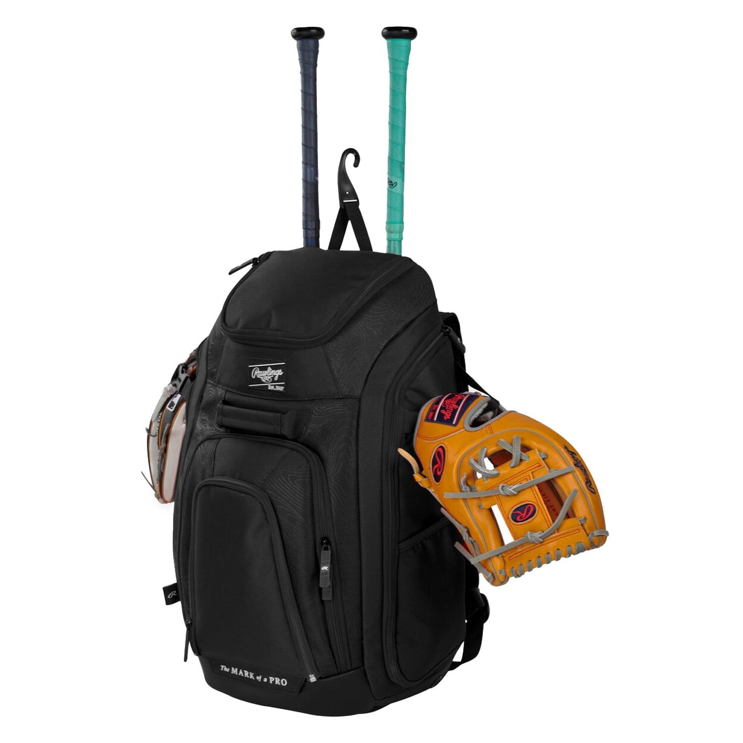Rawlings Legion 2 Player Backpack Bags in Black Color