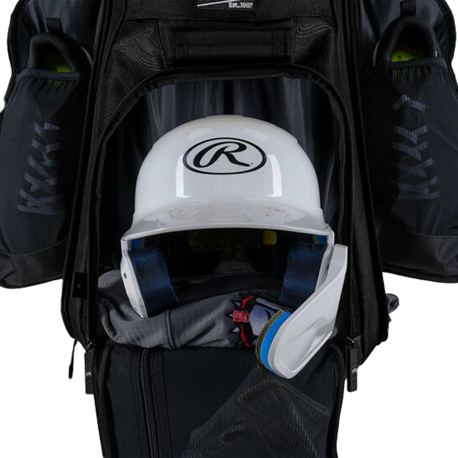 Rawlings Legion 2 Player Backpack Bags in Black Color