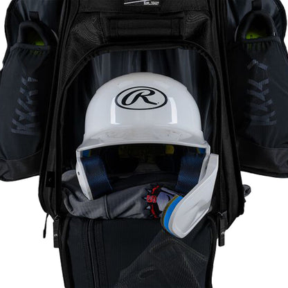 Rawlings Legion 2 Player Backpack Bags in Black Color