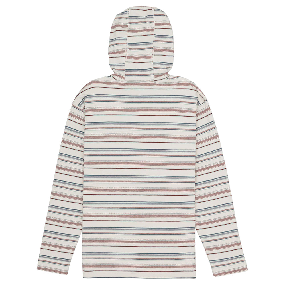 Hurley Og Hooded Poncho Tops in White Color