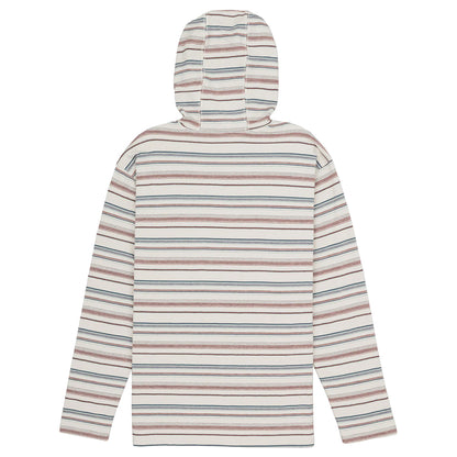 Hurley Og Hooded Poncho Tops in White Color