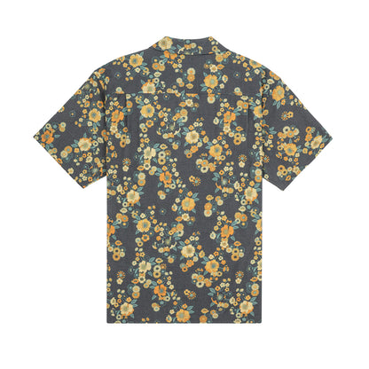 Hurley Dogpatch Camp short sleeve Tops in Black Color