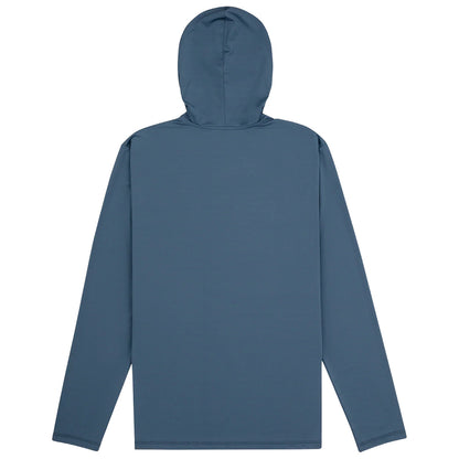 Hurley Nybrid Hooded UPF Ls Swimsuits in Blue Color