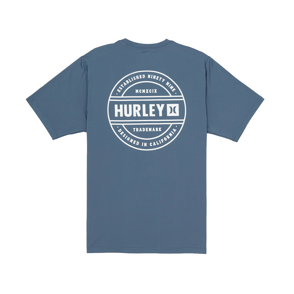 Hurley Hybrid UPF short sleeve Tops in Green Color