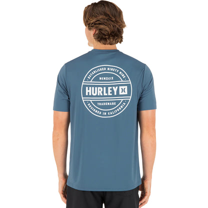 Hurley Hybrid UPF short sleeve Tops in Green Color