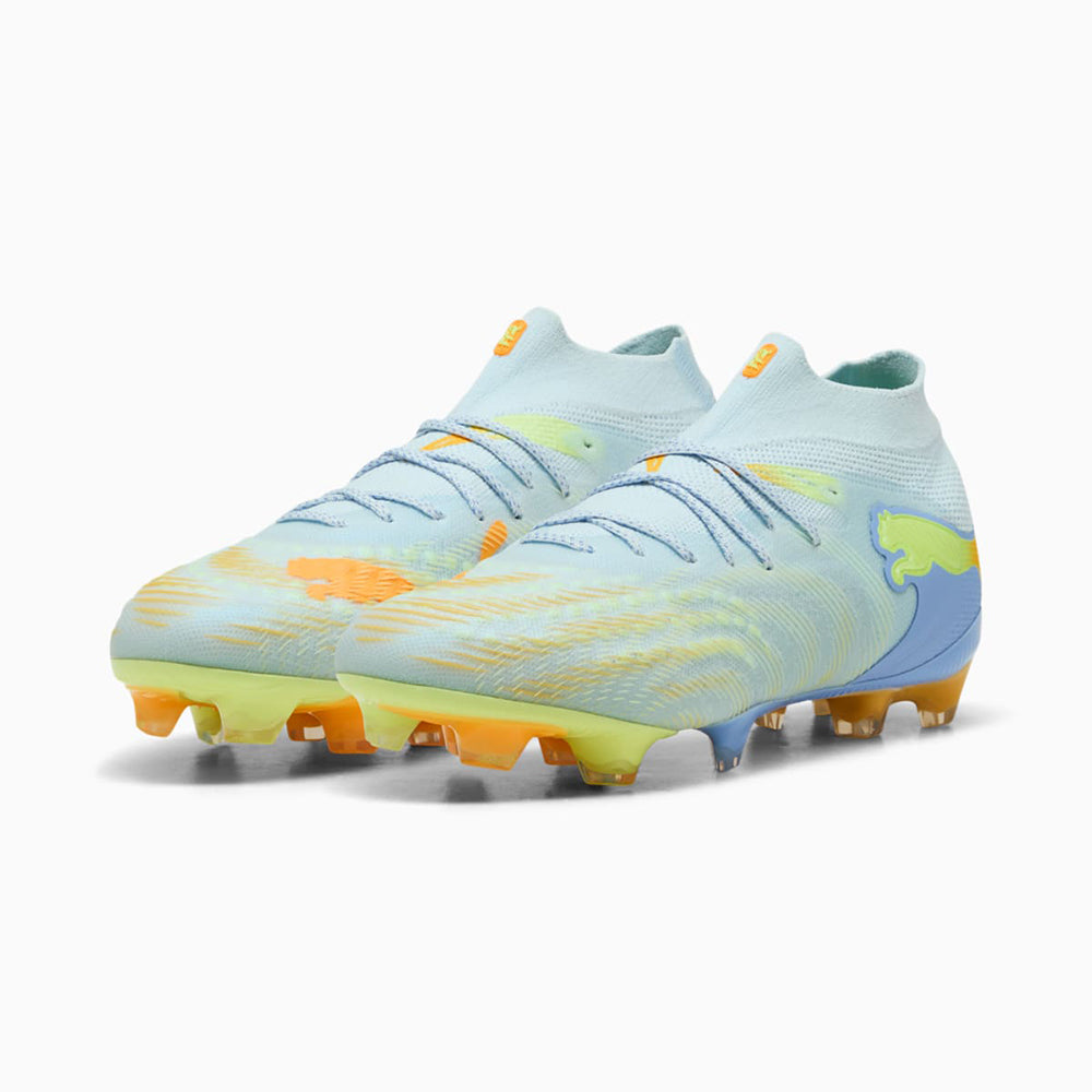 Puma Future 9 Mtch FG/AG Ltup Softball Cleats in Yellow Color