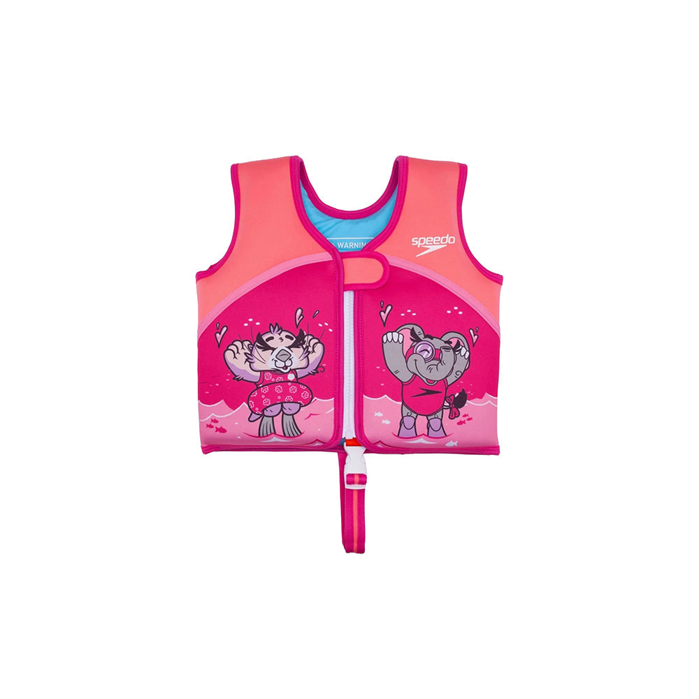 Speedo Printed Neoprene Sm Vest Swimming Accessories in Orange Color