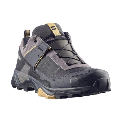 Salomon X Ultra 5 GORE-Tex Trail Running Shoes in Grey Color