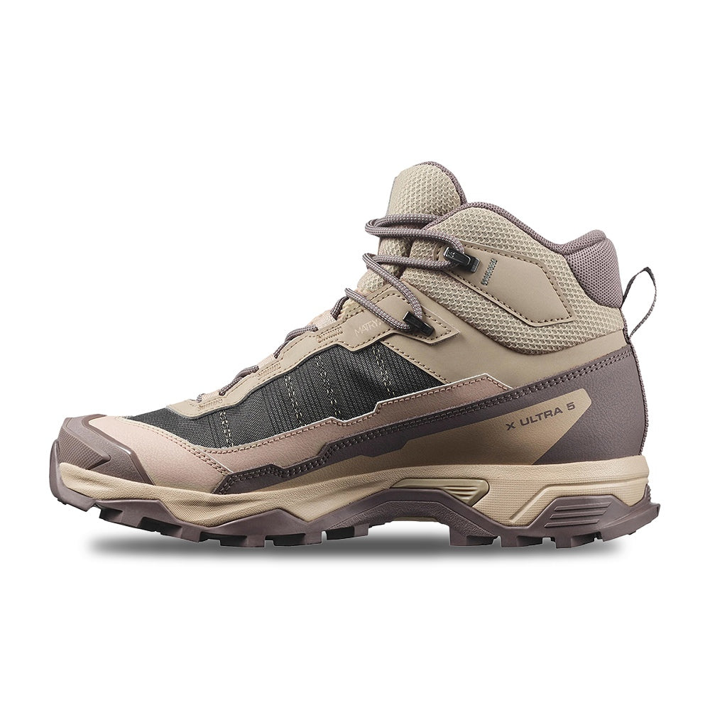 Salomon X Ultra 5 Mid GORE-Tex W Boots in Brown Color