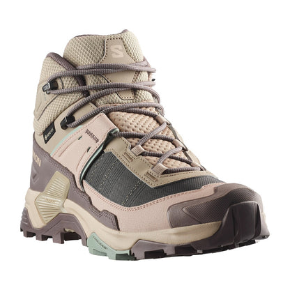 Salomon X Ultra 5 Mid GORE-Tex W Boots in Brown Color