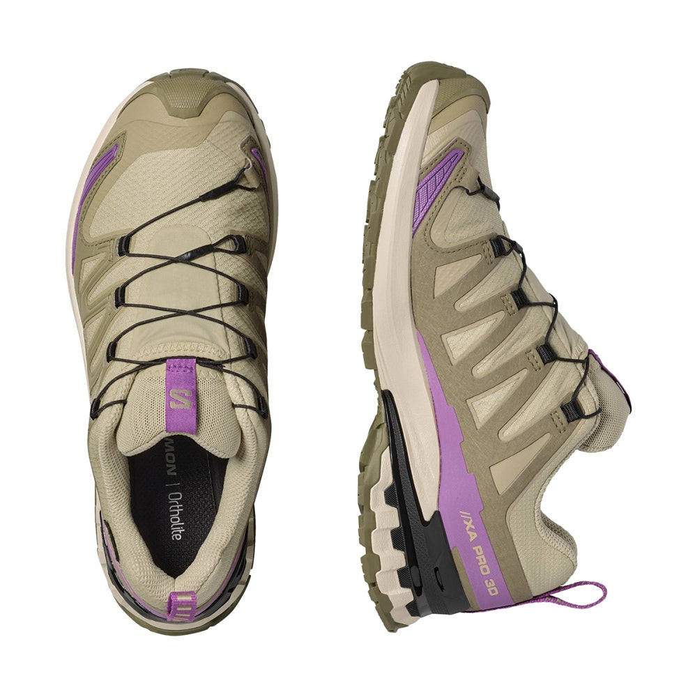 Salomon Xa Pro 3D V9 GORE-Tex W Trail Shoes in Green Color