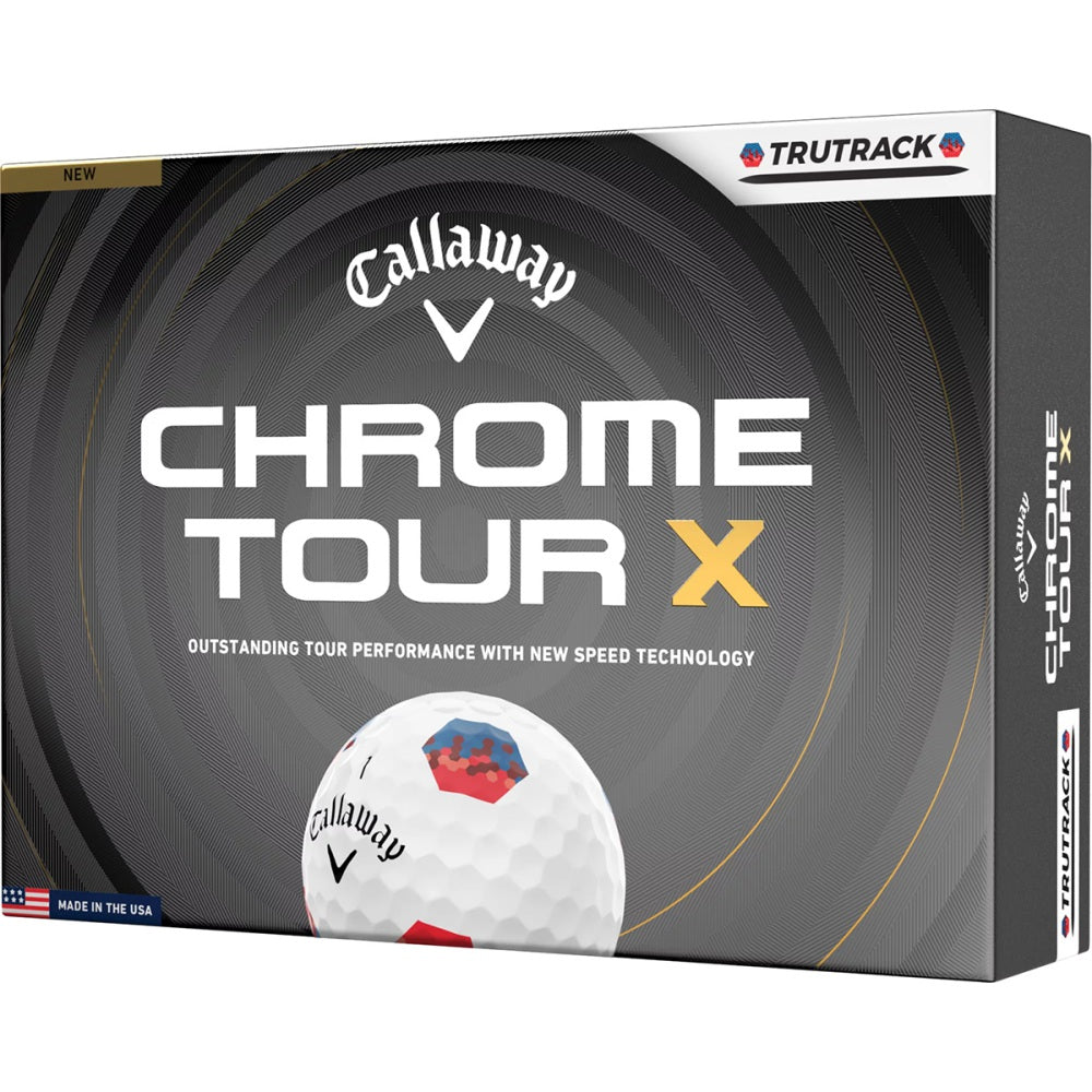 Callaway Golf Chrm Tr X 26 Trutrk Dz Golf Balls in White Color