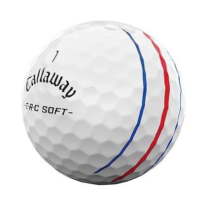 Callaway Golf Erc Soft 25 Trptrk Dz Golf Balls in White Color
