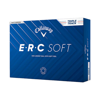 Callaway Golf Erc Soft 25 Trptrk Dz Golf Balls in White Color