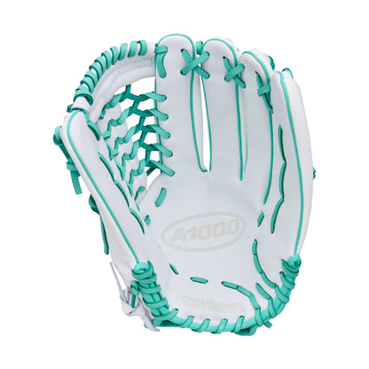 Wilson 12.50 A1000 Fp V12 Softball Gloves in White Color