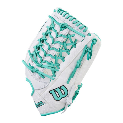 Wilson 12.50 A1000 Fp V12 Softball Gloves in White Color