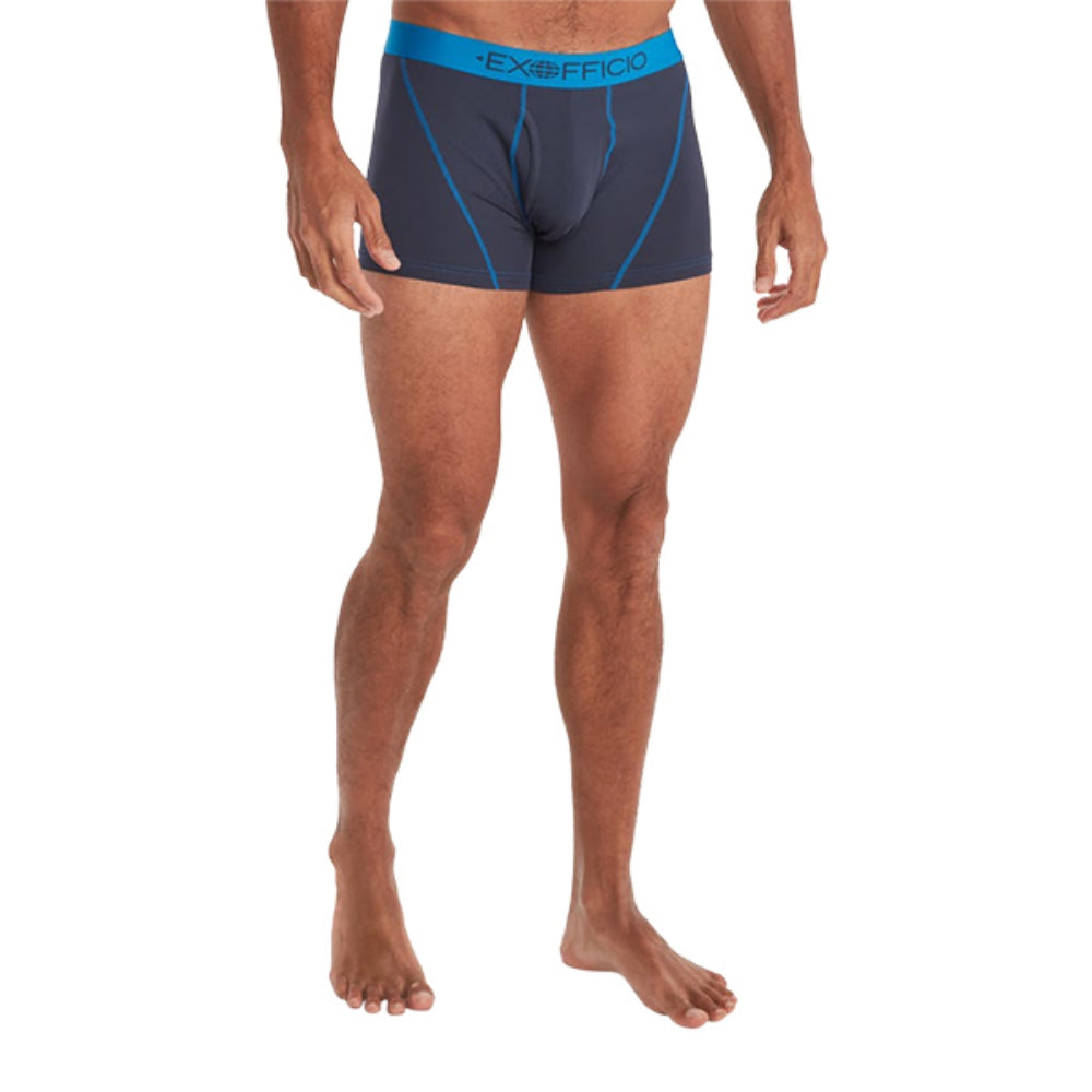 Ex Officio M Give-N-Go 2.0 Boxer 2 Underwear in Blue Color