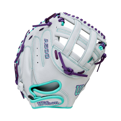 Wilson 32.00 A500 Siren Fp Cmt Softball Gloves in White Color
