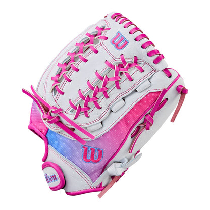Wilson 12.00 Flash fastpitch glove Softball Gloves in White Color