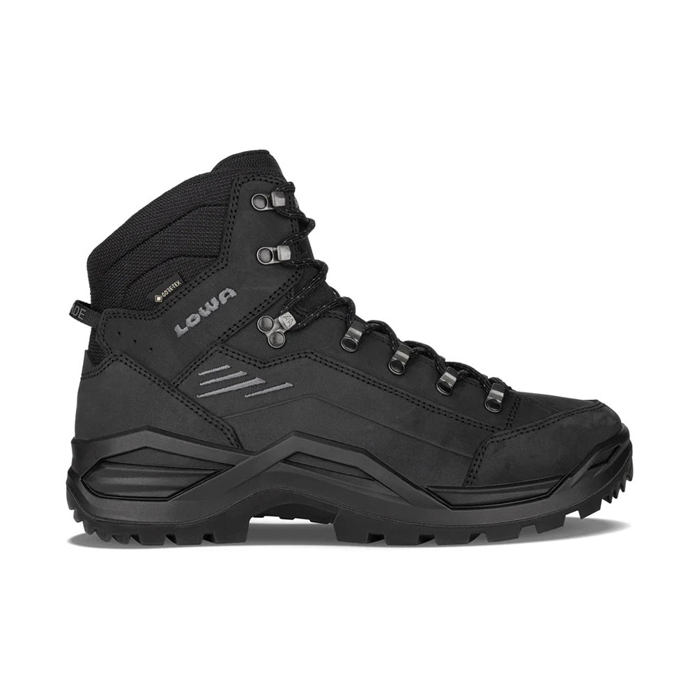 Lowa Renegade Evo GORE-Tex Mid Nrrw Boots in Black Color