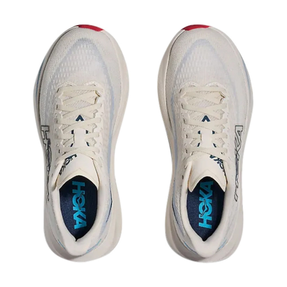 Hoka W Mach 7 Running Shoes in White Color