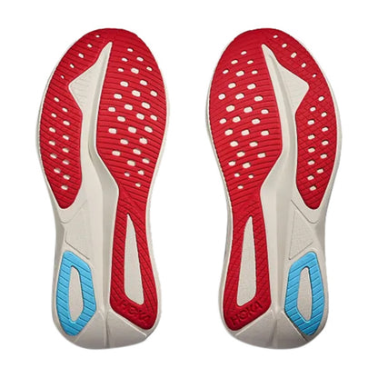 Hoka W Mach 7 Running Shoes in White Color
