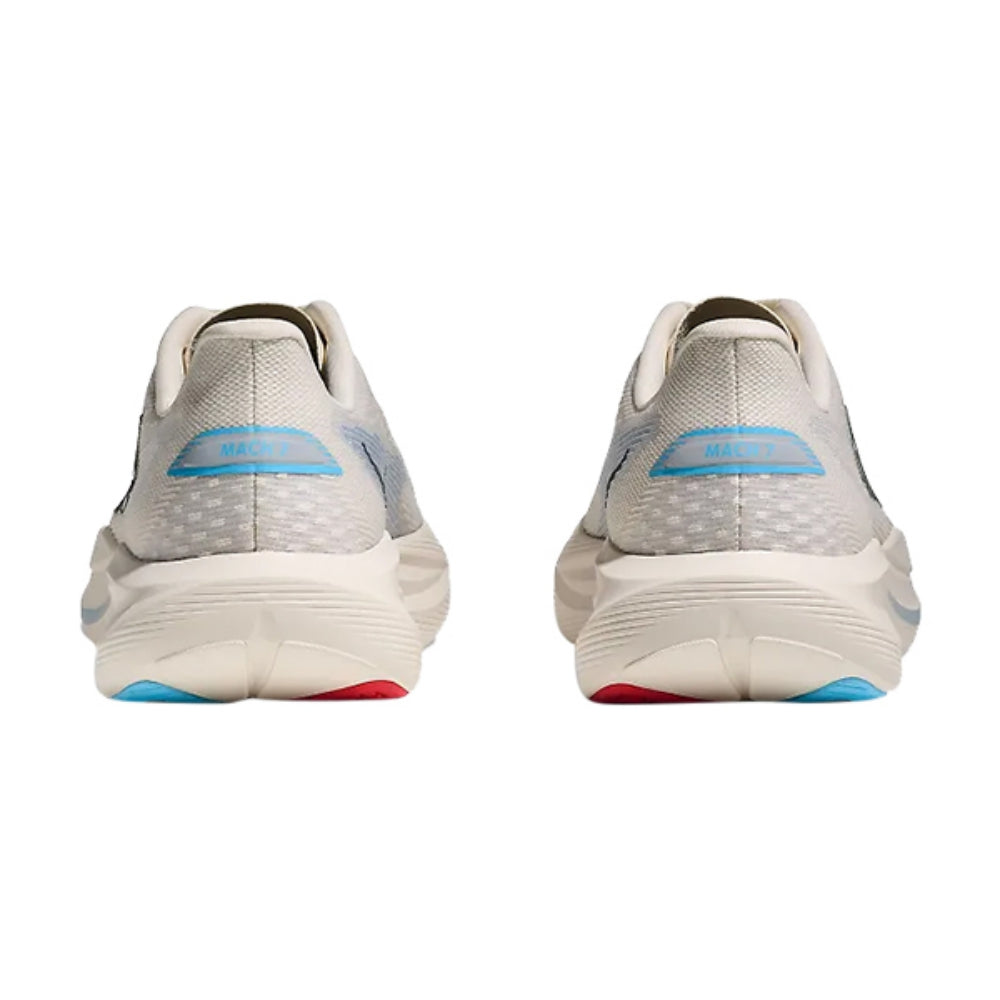 Hoka W Mach 7 Running Shoes in White Color