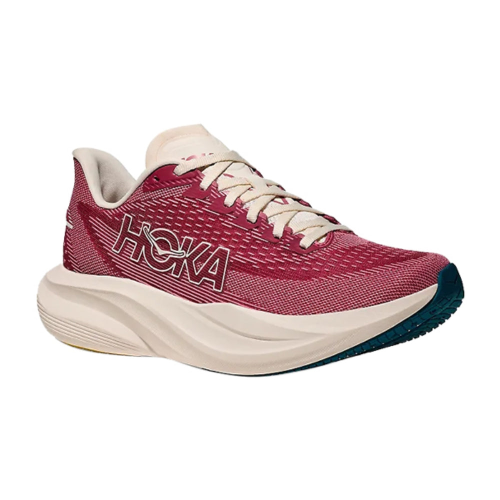 Hoka W Mach 7 Running Shoes in Pink Color