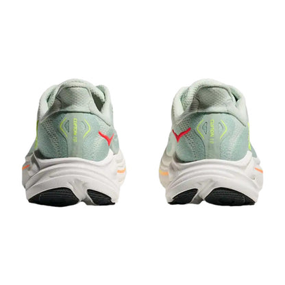 Hoka W Clifton 10 Running Shoes in Green Color