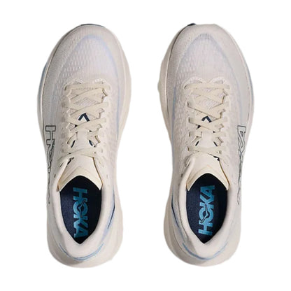 Hoka M Mach 7 Running Shoes in White Color