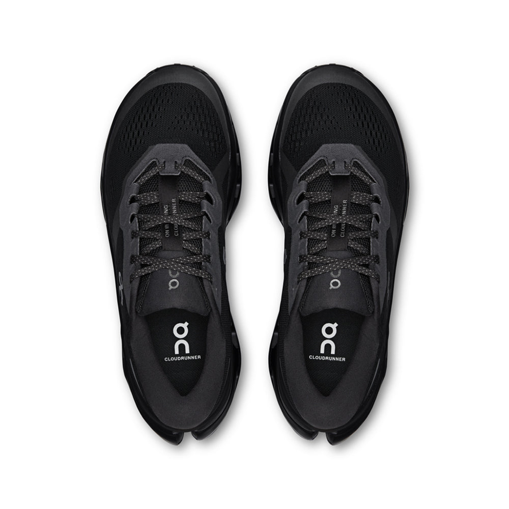 On W Cloudrunner 3 Running Shoes in Black Color