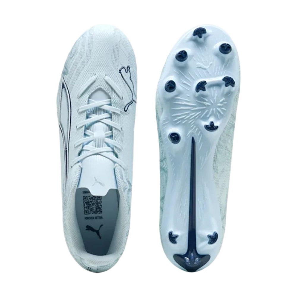 Puma Ultra 6 Play FG/AG Soccer Cleats in Blue Color