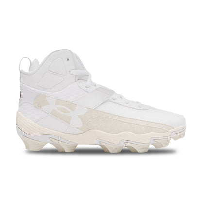 Under Armour Ua Harper 10 Rm Baseball Cleats in White Color