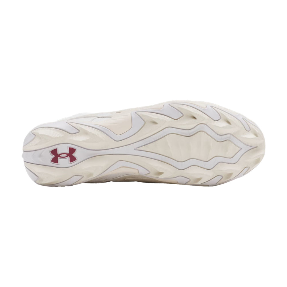Under Armour Ua Harper 10 Rm Baseball Cleats in White Color