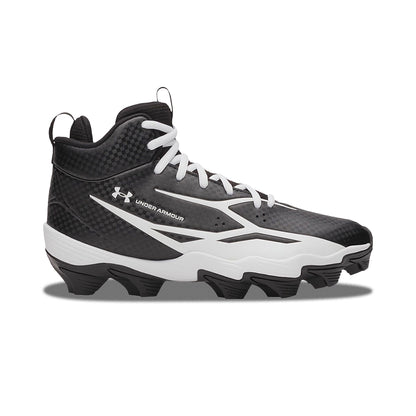 Under Armour Ua Spotlight Hammer Jr. Football Cleats in Black Color
