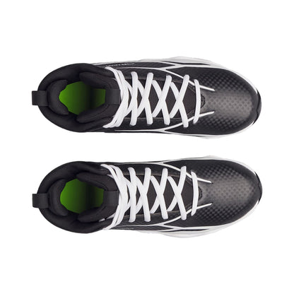 Under Armour Ua Spotlight Hammer Jr. Football Cleats in Black Color