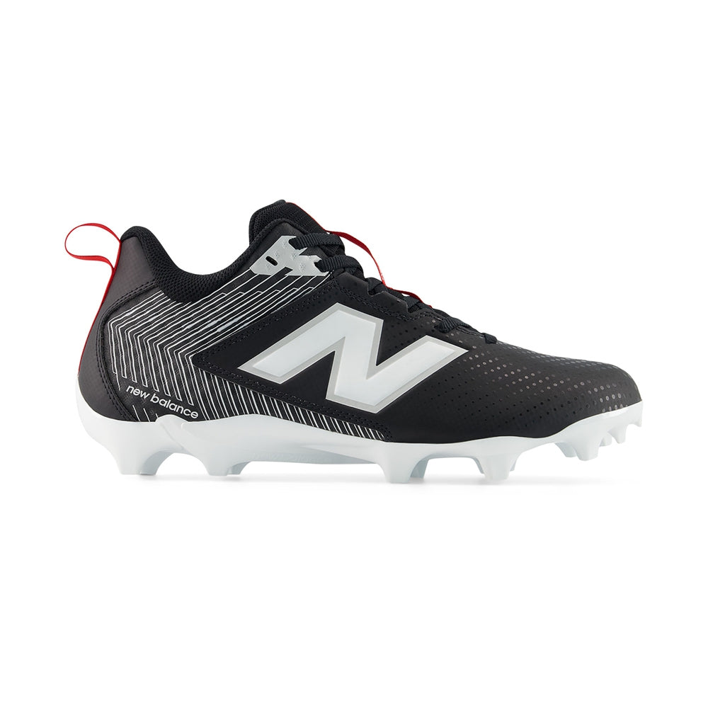 New Balance Rush V5 Mid Lacrosse Cleats in Black Color