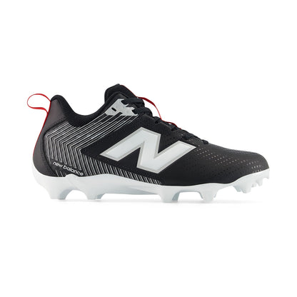New Balance Rush V5 Mid Lacrosse Cleats in Black Color