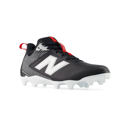 New Balance Rush V5 Mid Lacrosse Cleats in Black Color