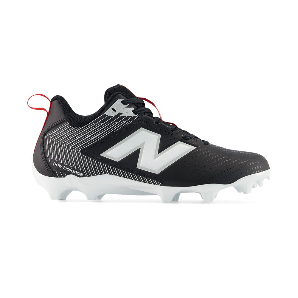 New Balance Rush V5 Mid Lacrosse Cleats in Black Color