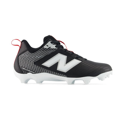 New Balance Rush V5 Mid Lacrosse Cleats in Black Color