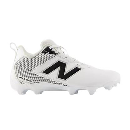 New Balance Rush V5 Mid Lacrosse Cleats in White Color