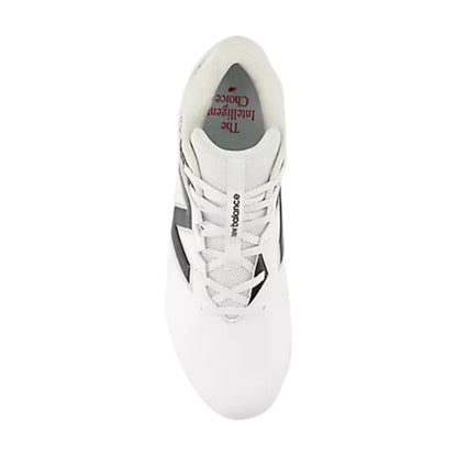 New Balance Rush V5 Mid Lacrosse Cleats in White Color