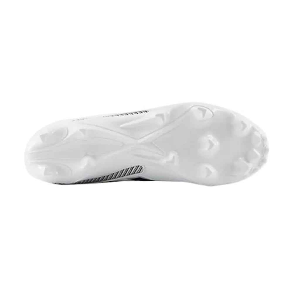 New Balance Rush V5 Mid Lacrosse Cleats in White Color