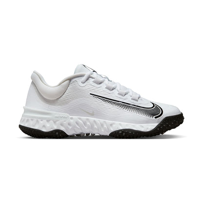 Nike Alpha Huarache elite 4 Trf Softball Cleats in White Color