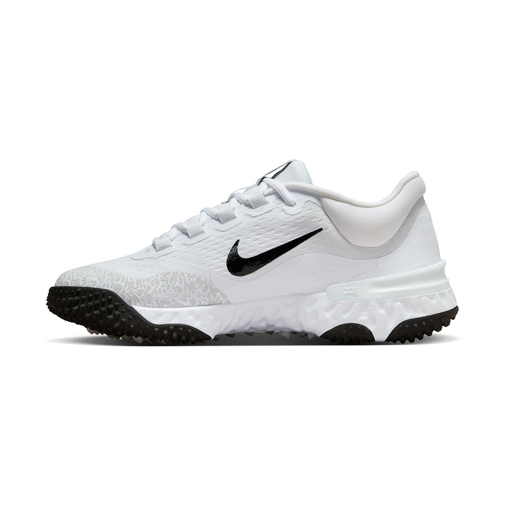 Nike Alpha Huarache elite 4 Trf Softball Cleats in White Color