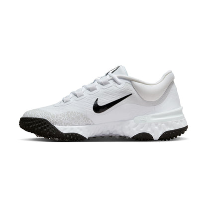 Nike Alpha Huarache elite 4 Trf Softball Cleats in White Color