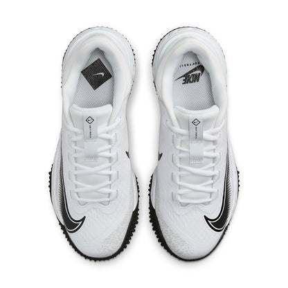 Nike Alpha Huarache elite 4 Trf Softball Cleats in White Color